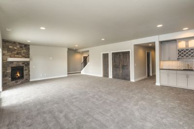 Family Room Carpet Installation